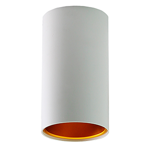 Eurolux C700WG Surface Mounted Down Light - White Aluminium GU10 125mm Height